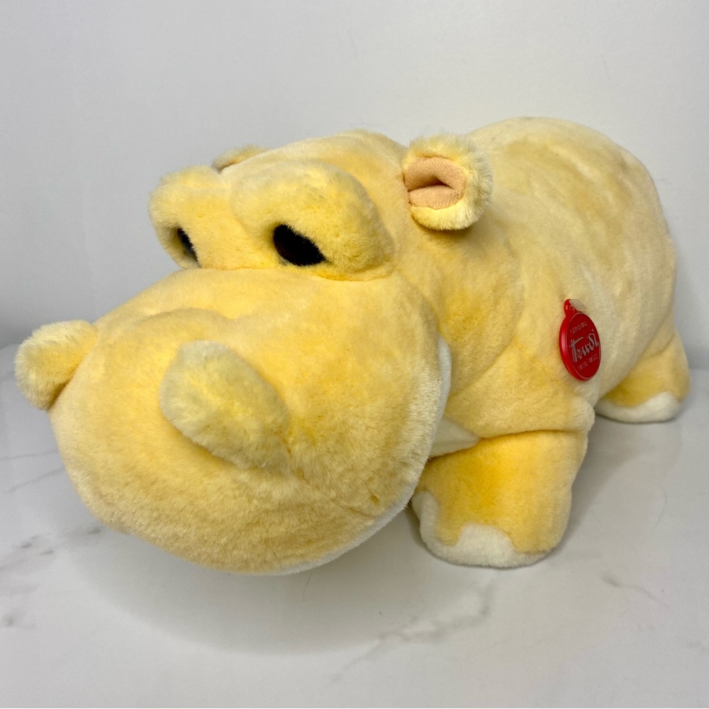 Trudi Italy Plush Hippopotamus 16”